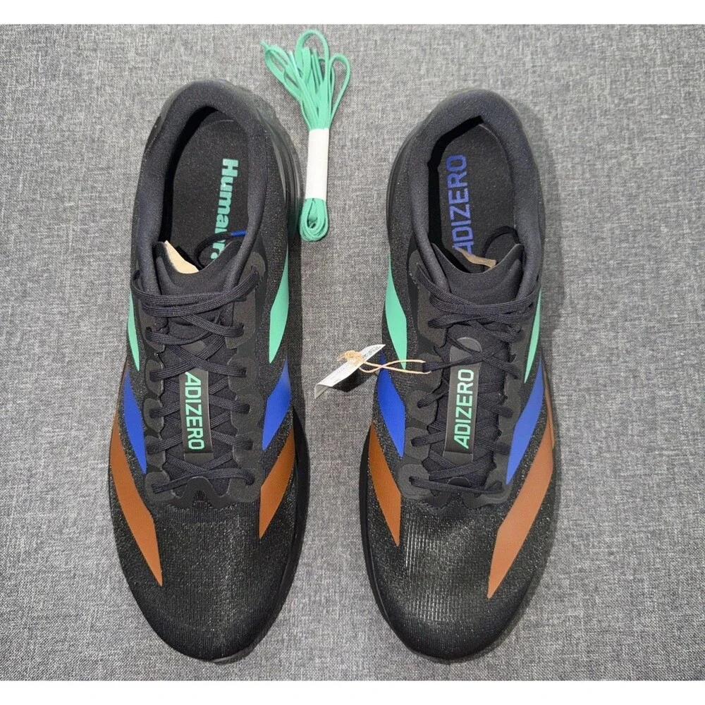 NWT adidas Pharrell x Adizero Evo SL Black Running Sneakers KI3392 Men’s Size 14